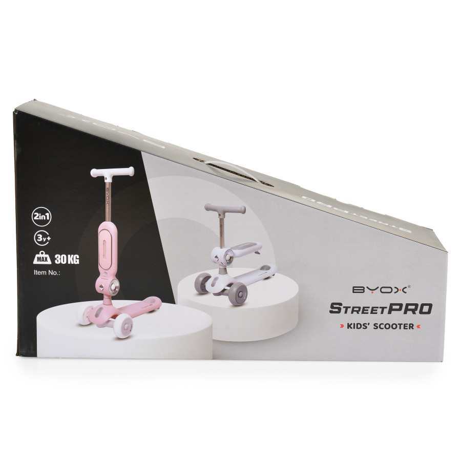 Тротинетка 2in1 StreetPro Pink
