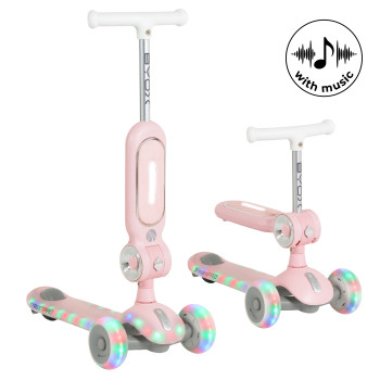 Тротинетка 2in1 StreetPro Pink