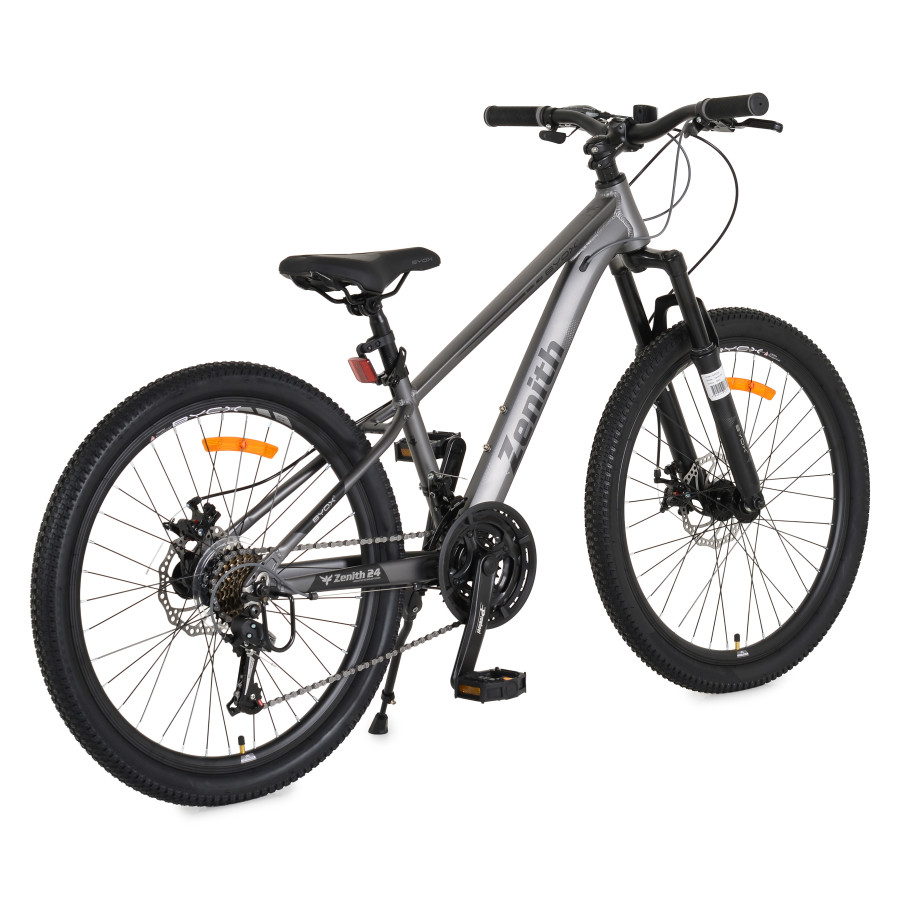 Велосипед със скорости Alloy 24" Zenith Grey