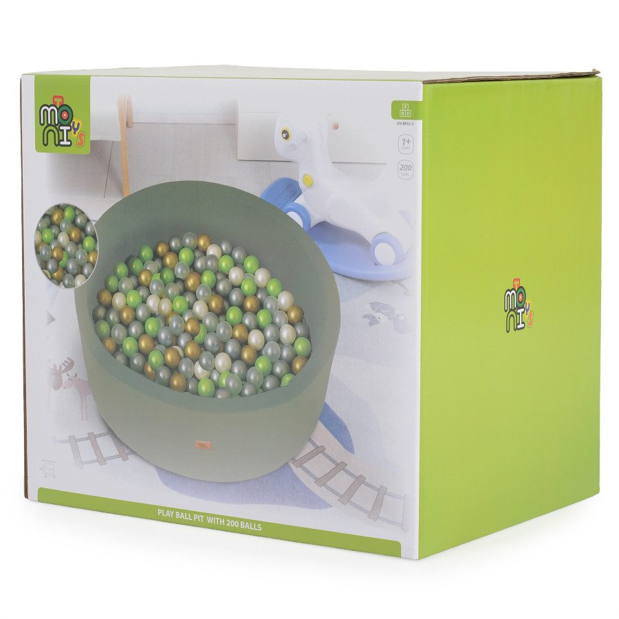 Басейн с 200 топки тъмно зелен BP02-5