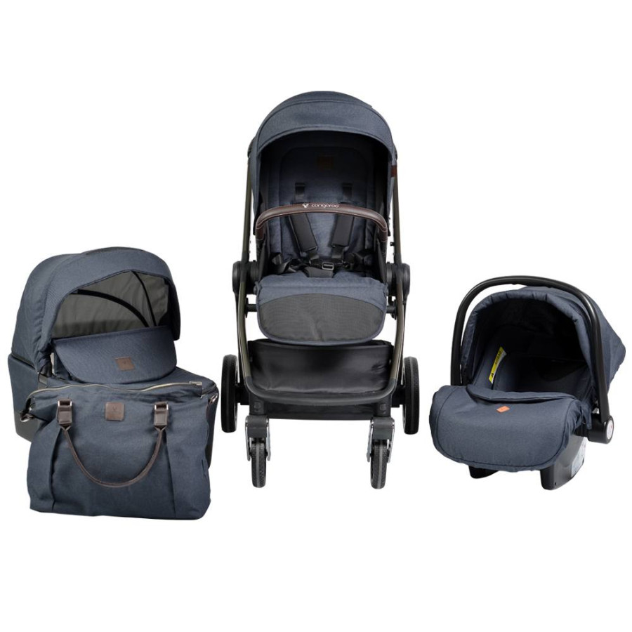 Комбинирана детска количка 2в1 Macan деним Комбинирана детска количка 2в1 Macan деним