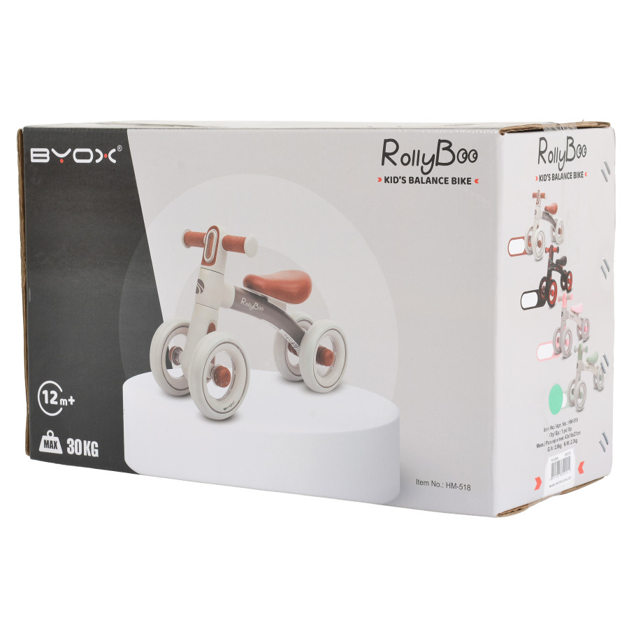 Мини баланс велосипед RollyBoo Black