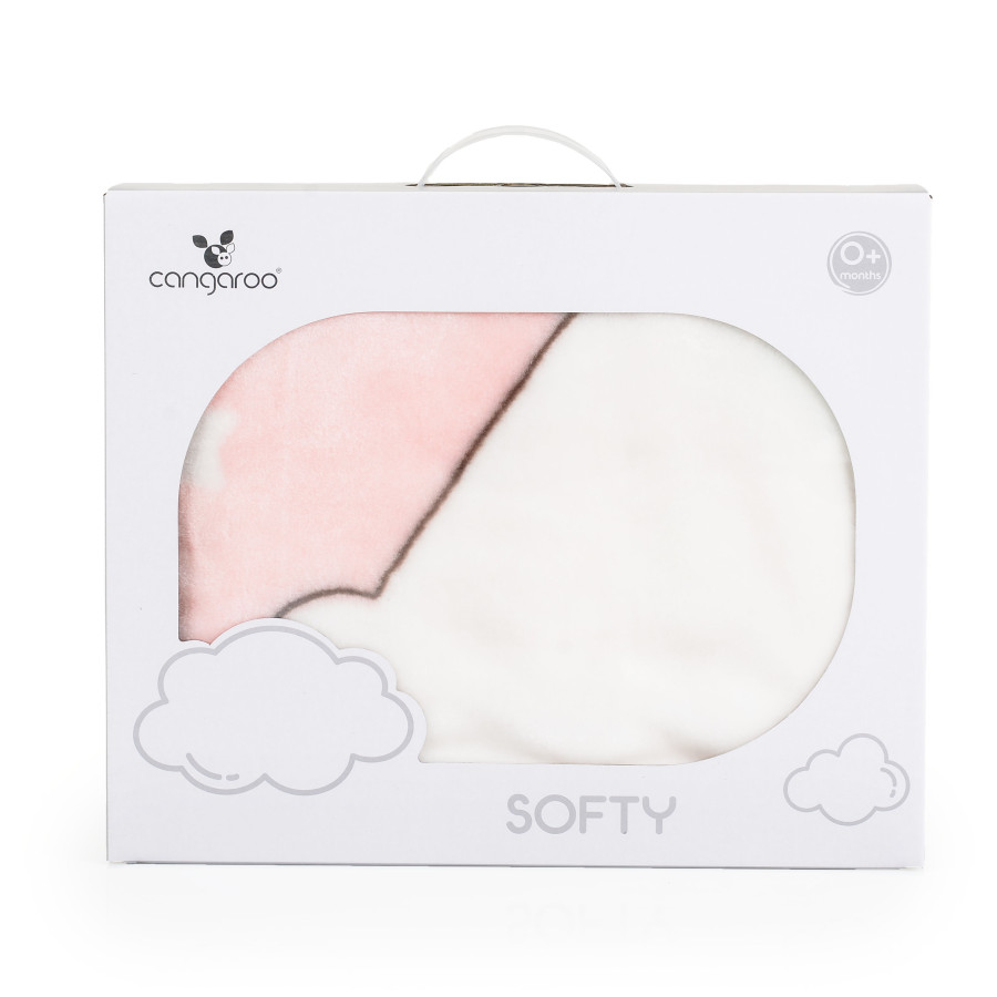 Одеяло 80/110 Softy Sweet hugs розов