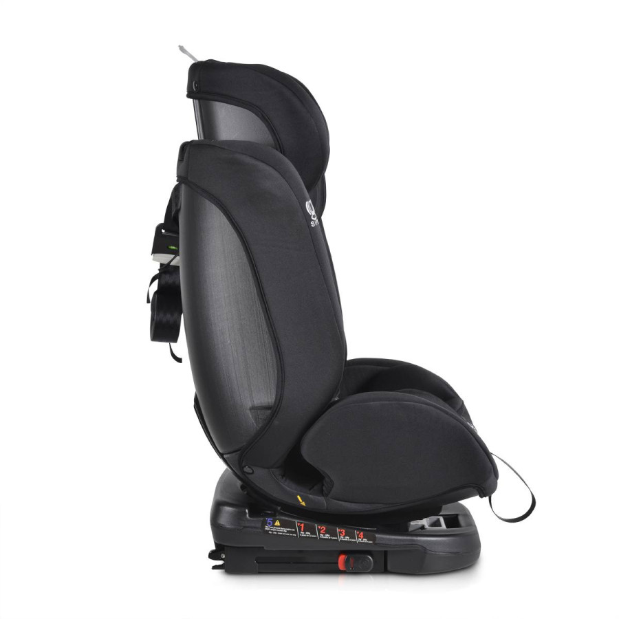 Стол за кола Serengeti 360° с Izofix черен