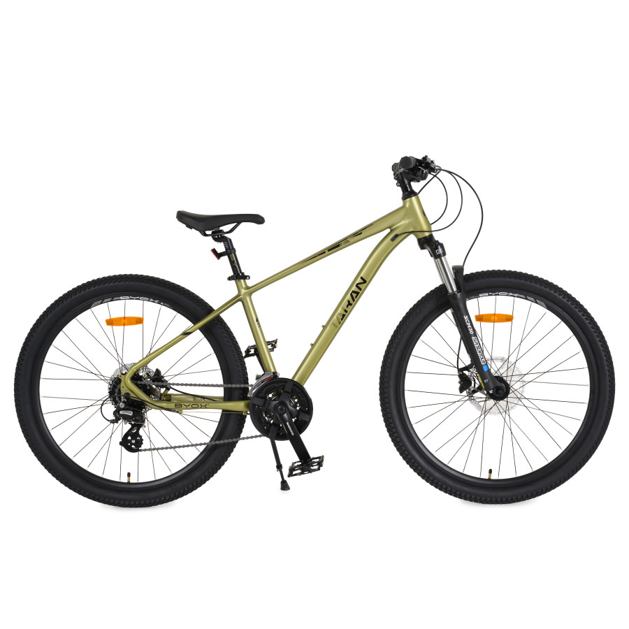Велосипед със скорости Alloy HDB 27.5" Taran 3*8 Green