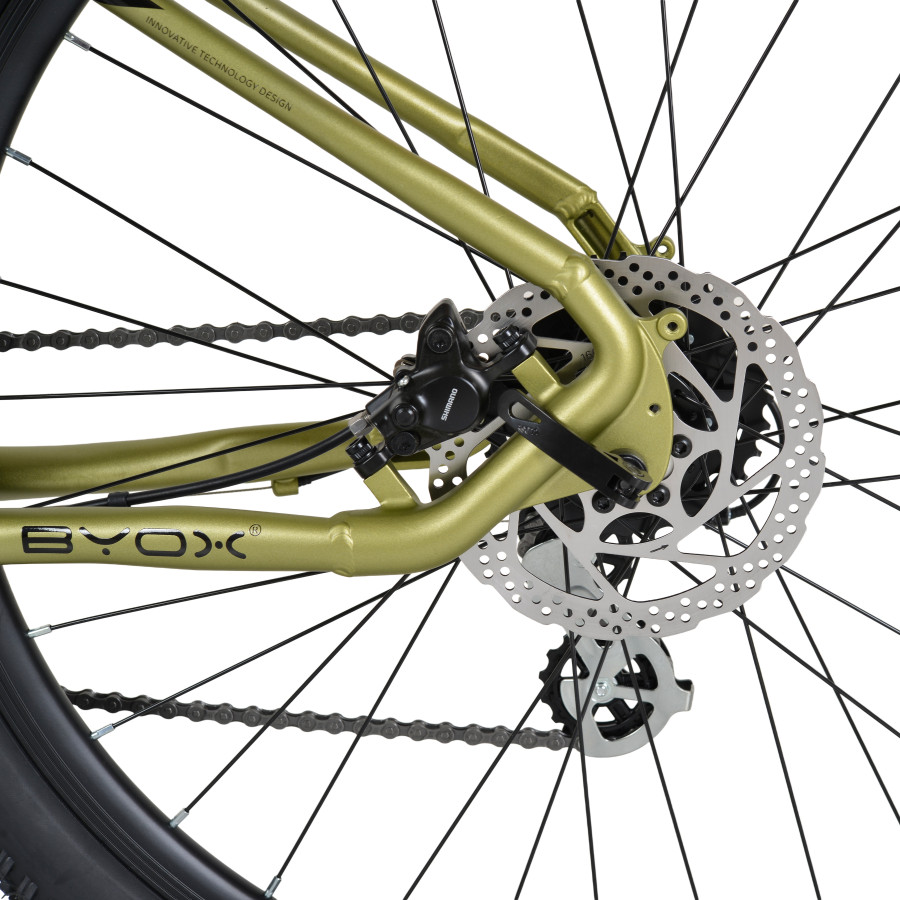 Велосипед със скорости Alloy HDB 27.5" Taran 3*8 Green