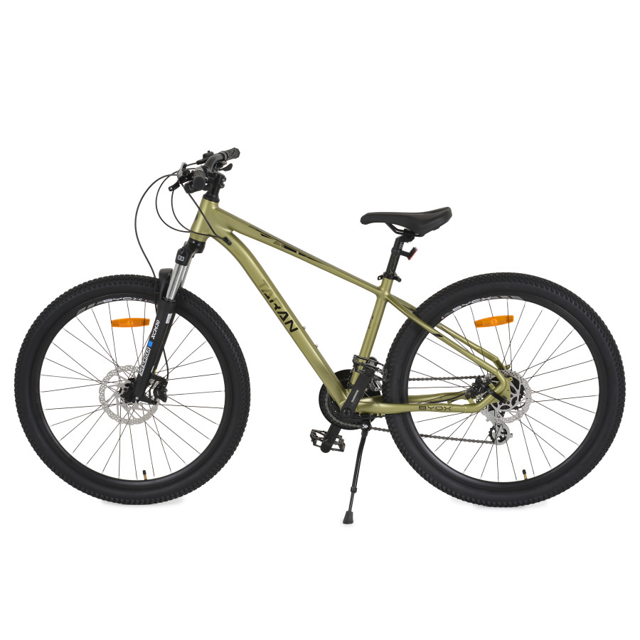 Велосипед със скорости Alloy HDB 27.5" Taran 3*8 Green