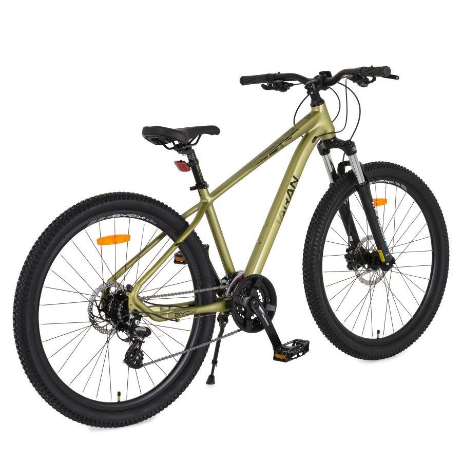 Велосипед със скорости Alloy HDB 27.5" Taran 3*8 Green