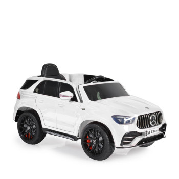 Акумулаторен джип Mercedes M Class бял
