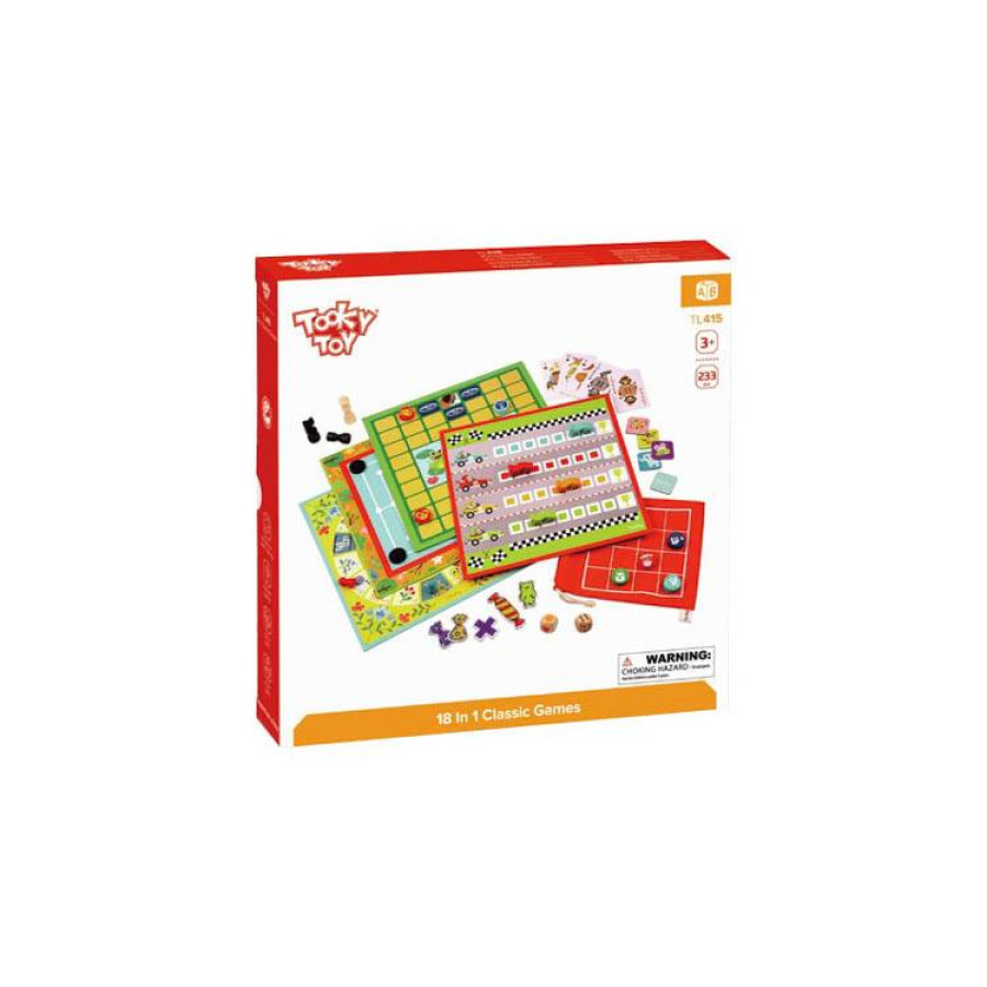 Дървена игра 18в1 Classic TL415