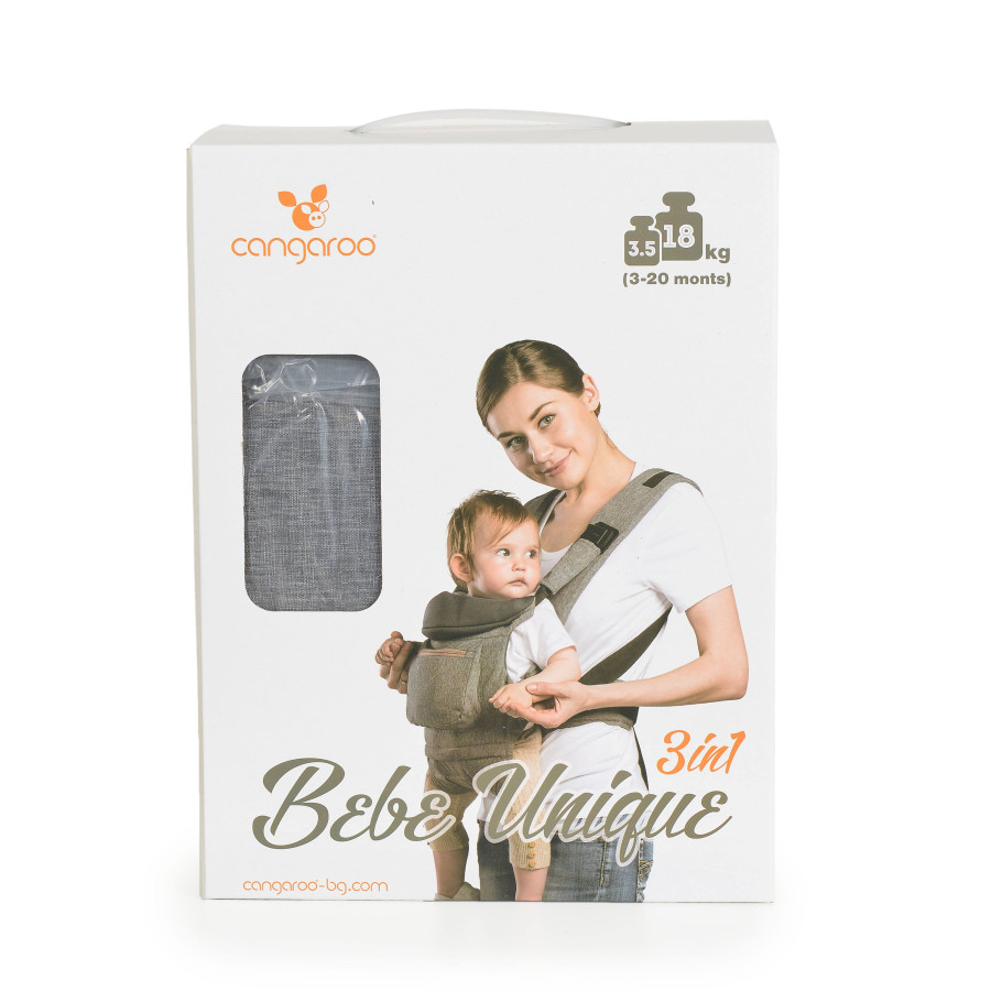Кенгуру Bebe Unique сив