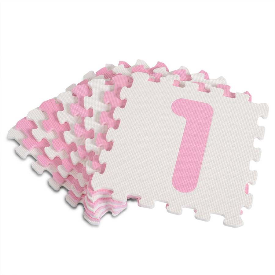 Мек пъзел Цифри розов 1001B3(WH/PK)AB