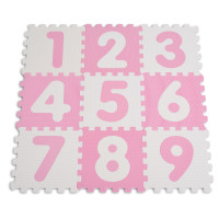 Мек пъзел Цифри розов 1001B3(WH/PK)AB