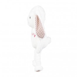 Мека играчка за гушкане Bunny бял 81970