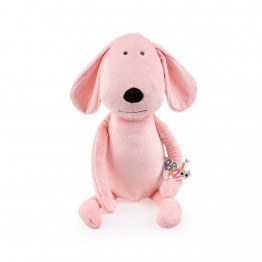 Мека играчка За Гушкане Dog 58cm розов 81989