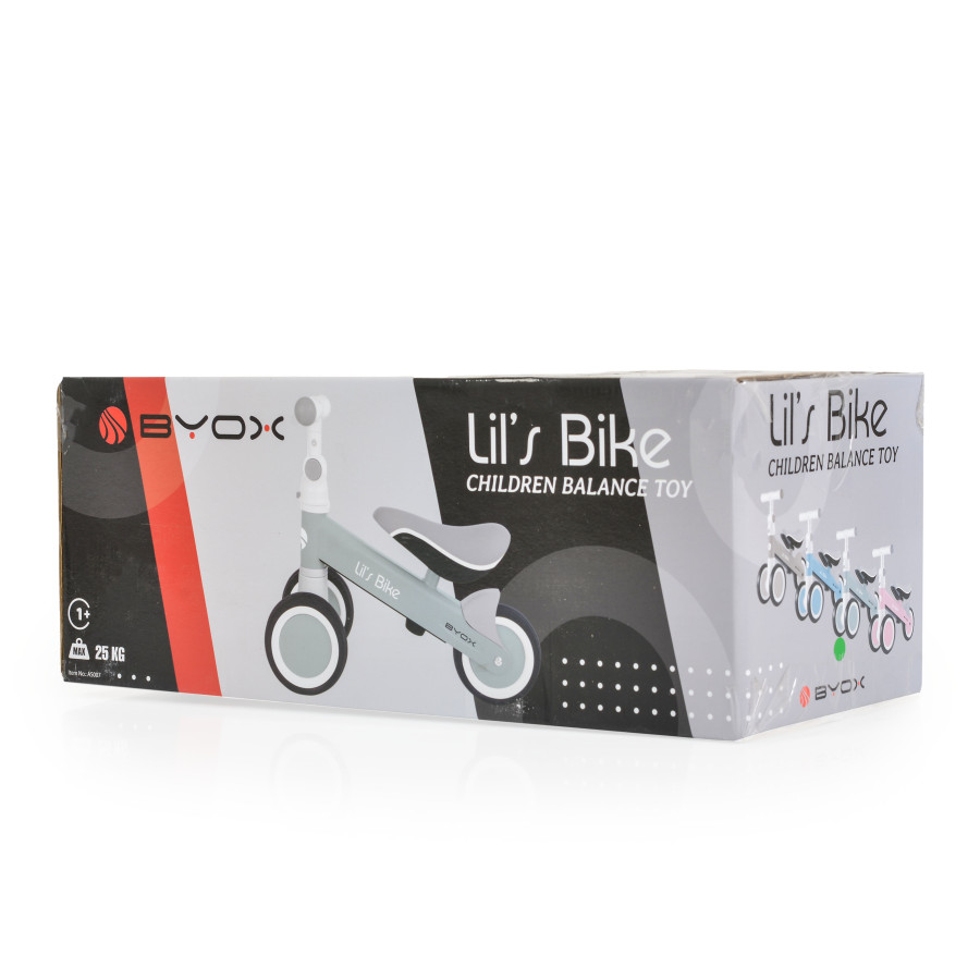 Мини баланс велосипед Lil`s Bike сив