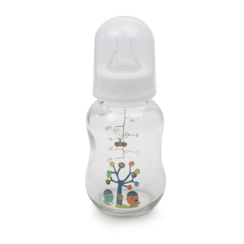 Стъклено стандартно шише 120 ml GB301