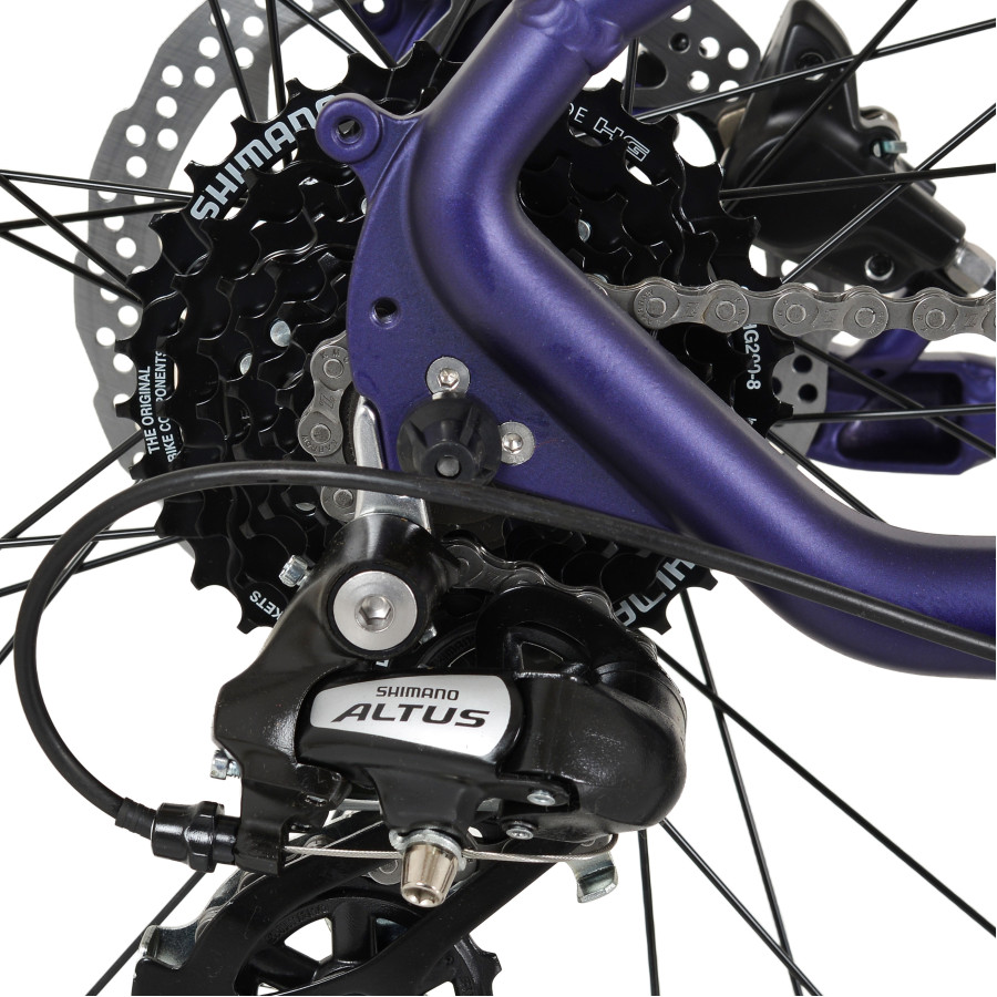 Велосипед със скорости Alloy HDB 27.5" Taran 3*8 Purple