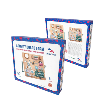 Дървена занимателна дъска Farm 2