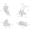 Avionaut Sirius бебешка количка 2 в 1 Grey.01