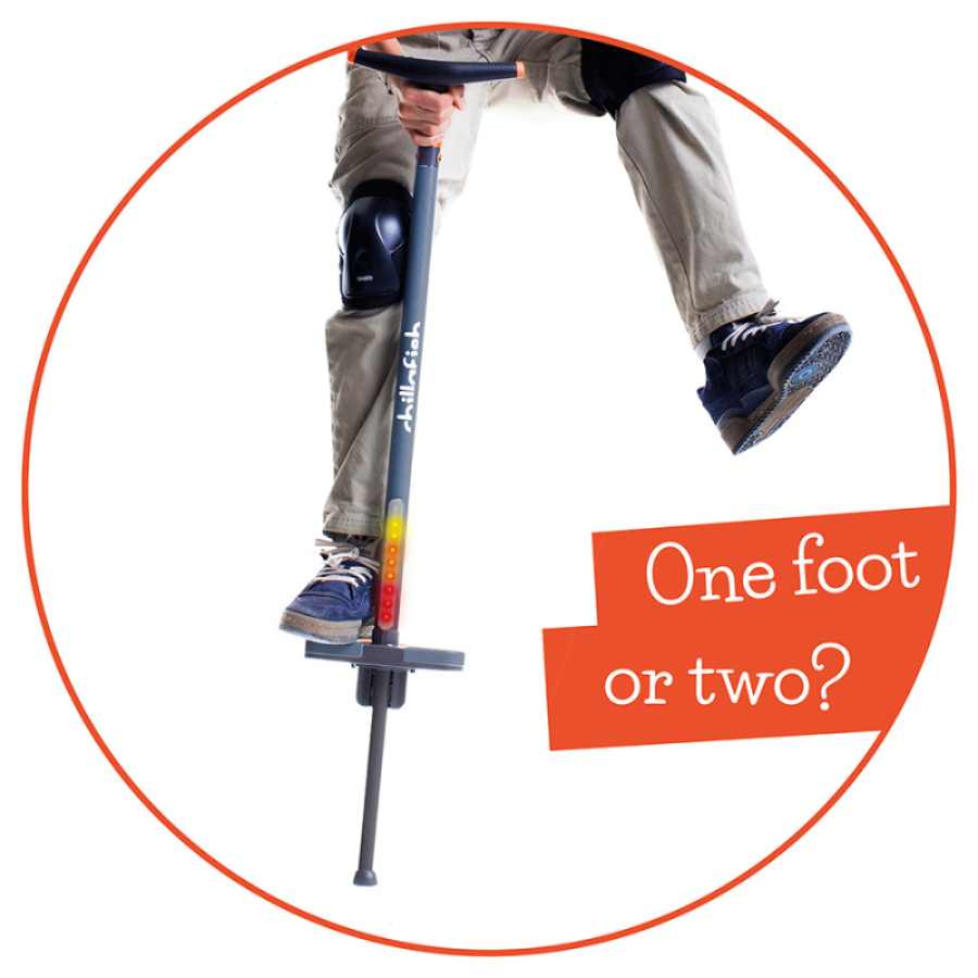 Chillafish Poogi Glow teen пого стик Papaya