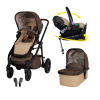 Бебешка количка Cosatto CT5722 Wow 3 Foxford Hall и CT6086 Acorn Recline столче за кола плюс CT6005 база