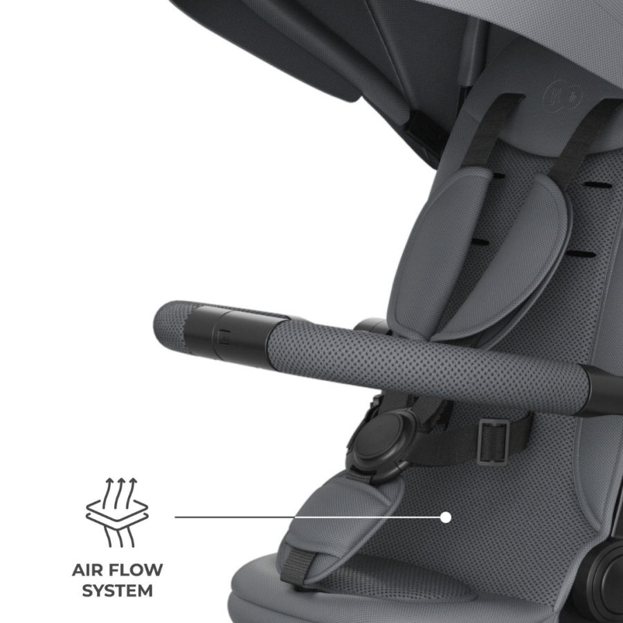 KinderKraft Aston 2 Plus триколка сива