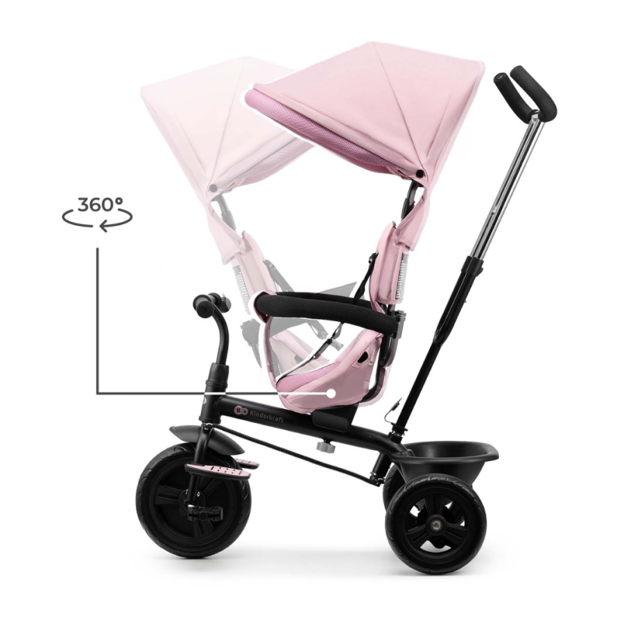 Детска триколка Kinderkraft Freeway 2 Pink