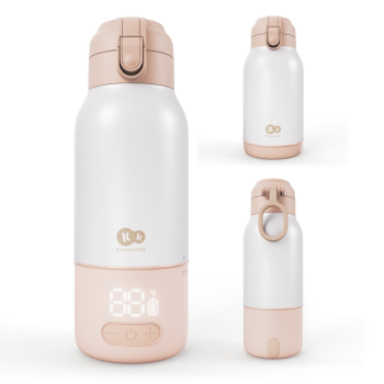 Термос за подгряване на мляко 2в1 Kinderkraft Gaja Beige