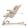 Бебешки шезлонг KinderKraft Mimi Wood/Beige
