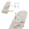 Бебешки шезлонг KinderKraft Mimi Wood/Beige