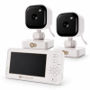Бебефон KinderKraft NiteEye Travel White с 2 камери