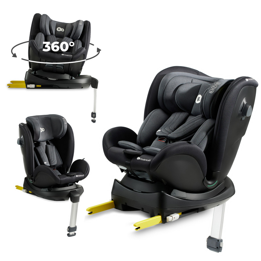 Kinderkraft столче за кола XRIDER i-Size Black