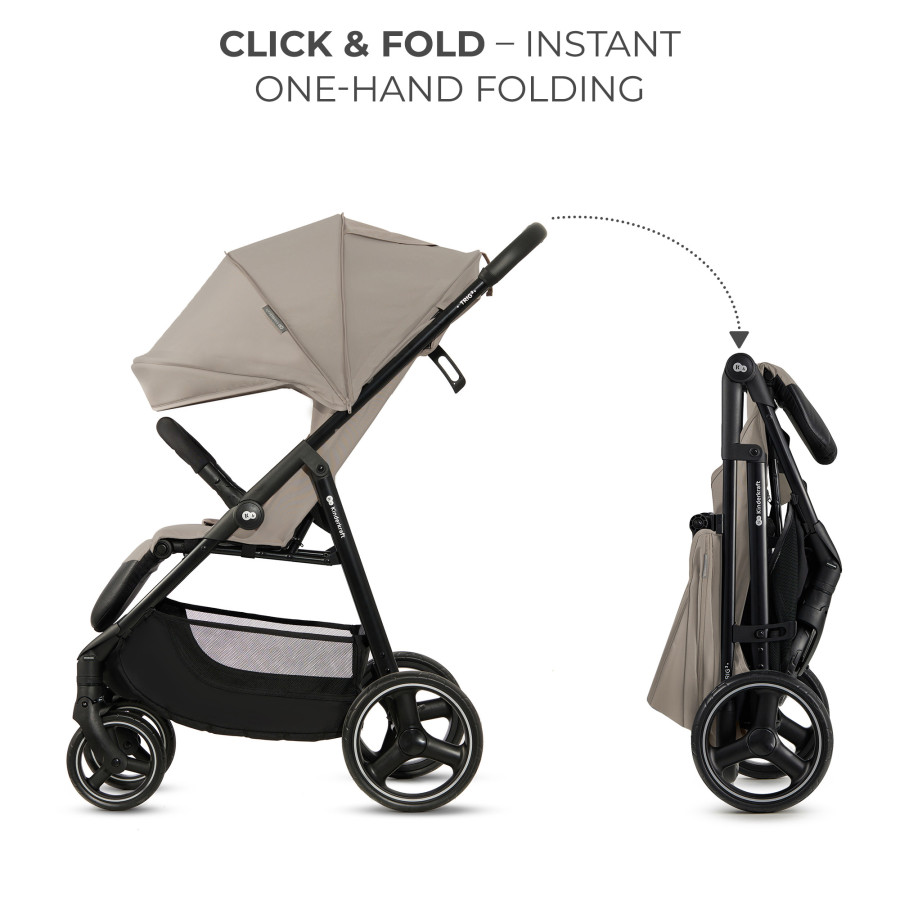 Kinderkraft TRIG 3 бебешка количка Stone Beige