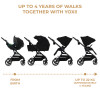 Kinderkraft Yoxi бебешка количка 3в1 Pure Black