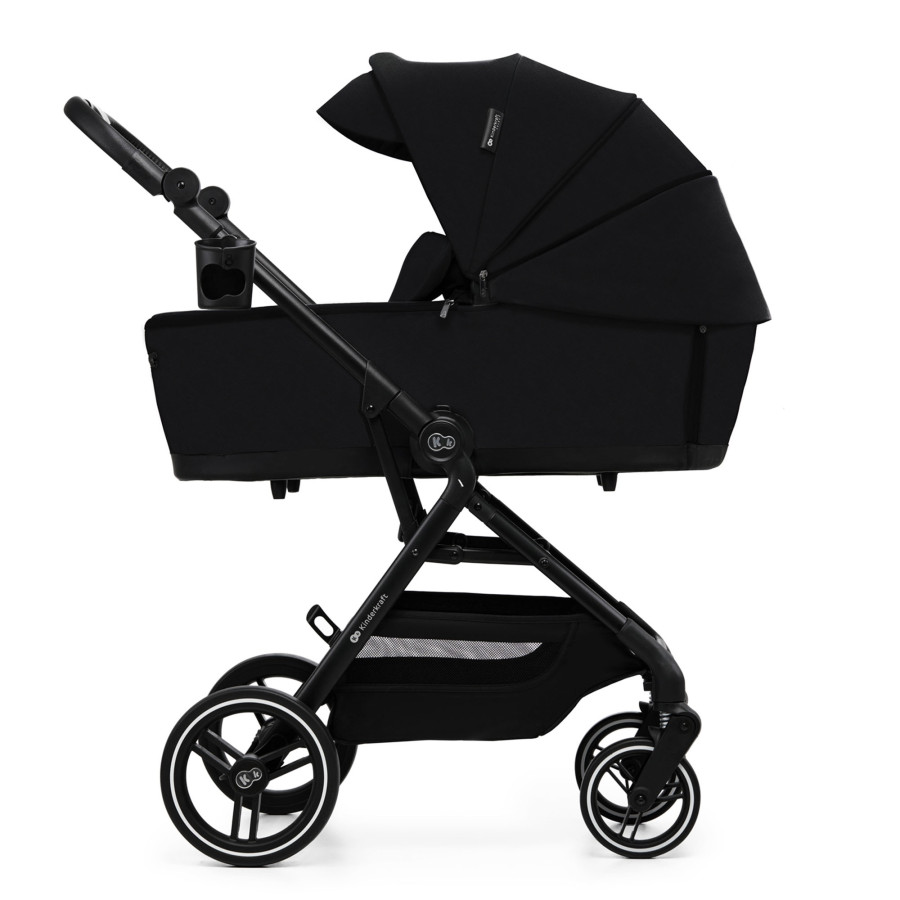 Kinderkraft Yoxi бебешка количка 3в1 Pure Black