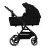 Kinderkraft Yoxi бебешка количка 3в1 Pure Black