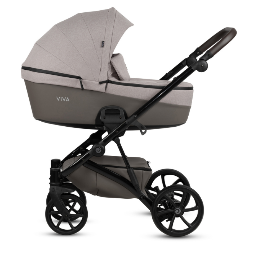 Бебешка количка Tutis Viva 6+ 2в1 068 Warm Grey