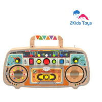 Дървена занимателна дъска FM Radio