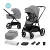 KinderKraft бебешка количка 2в1 NEA PLATINIUM Grey