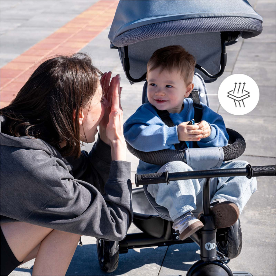 Детска триколка  KinderKraft Freeway 2 Grey
