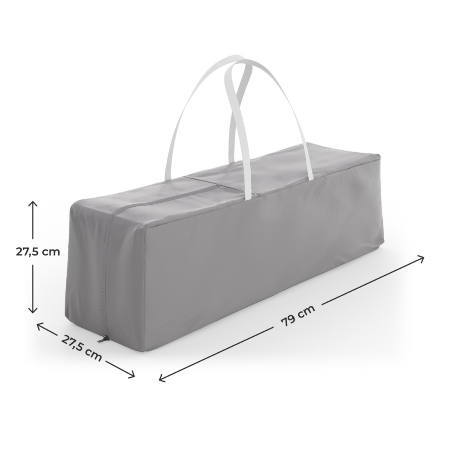 Сгъваема бебешка кошара Kinderkraft Leody Up Grey