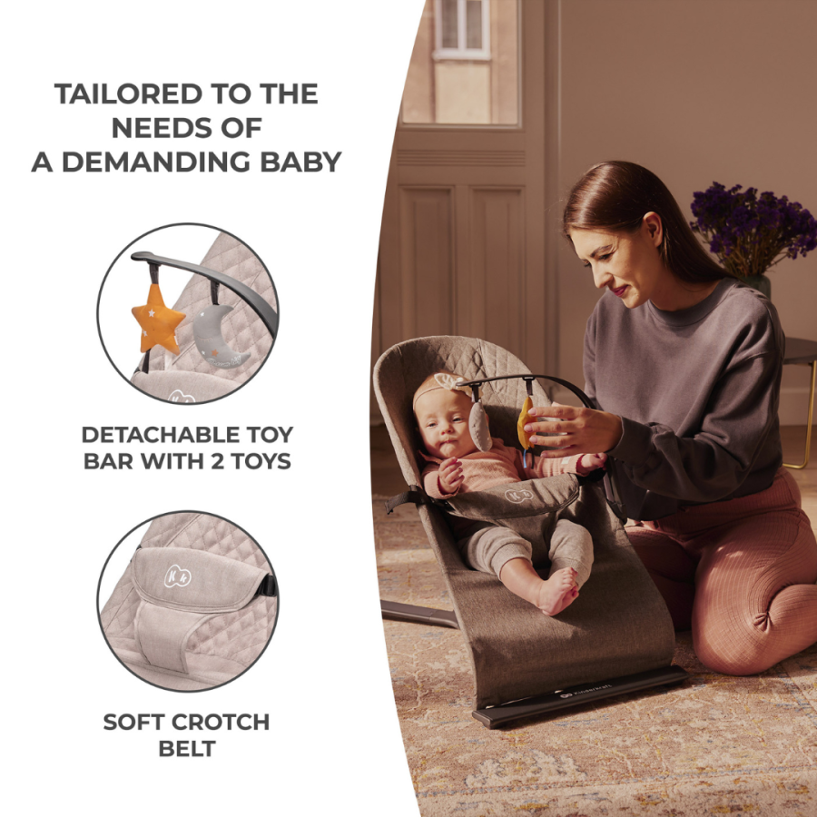 Kinderkraft Mimi бебешки шезлонг Beige