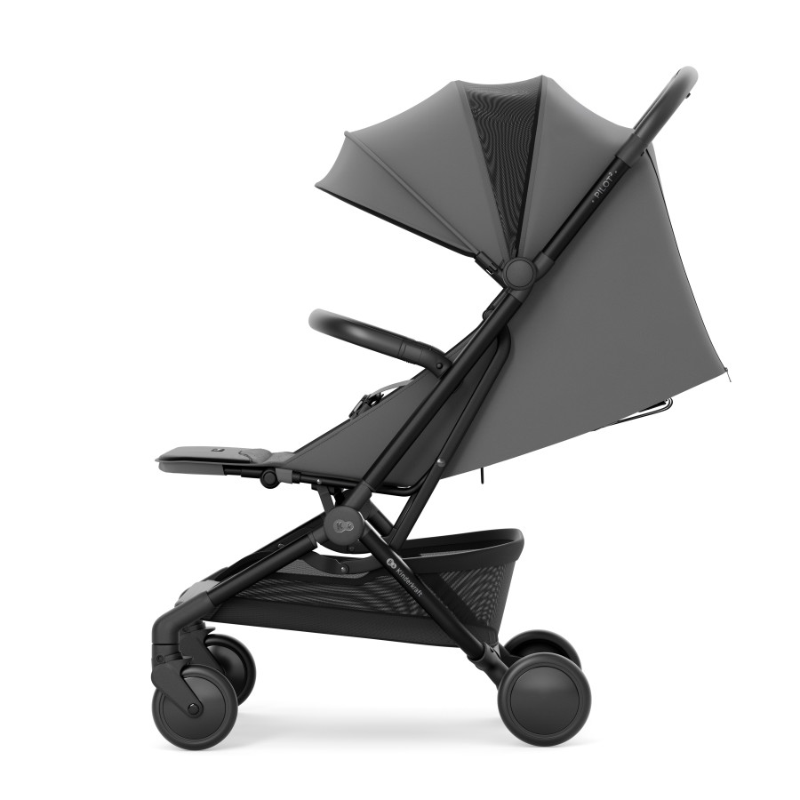 KinderKraft PILOT 2 бебешка количка Platinum Grey
