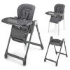 Kinderkraft Tulo столче за хранене Grey