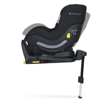 Столче за кола Avionaut AeroFix Airflow AF.03 Black с Isofix база IQ Orbit