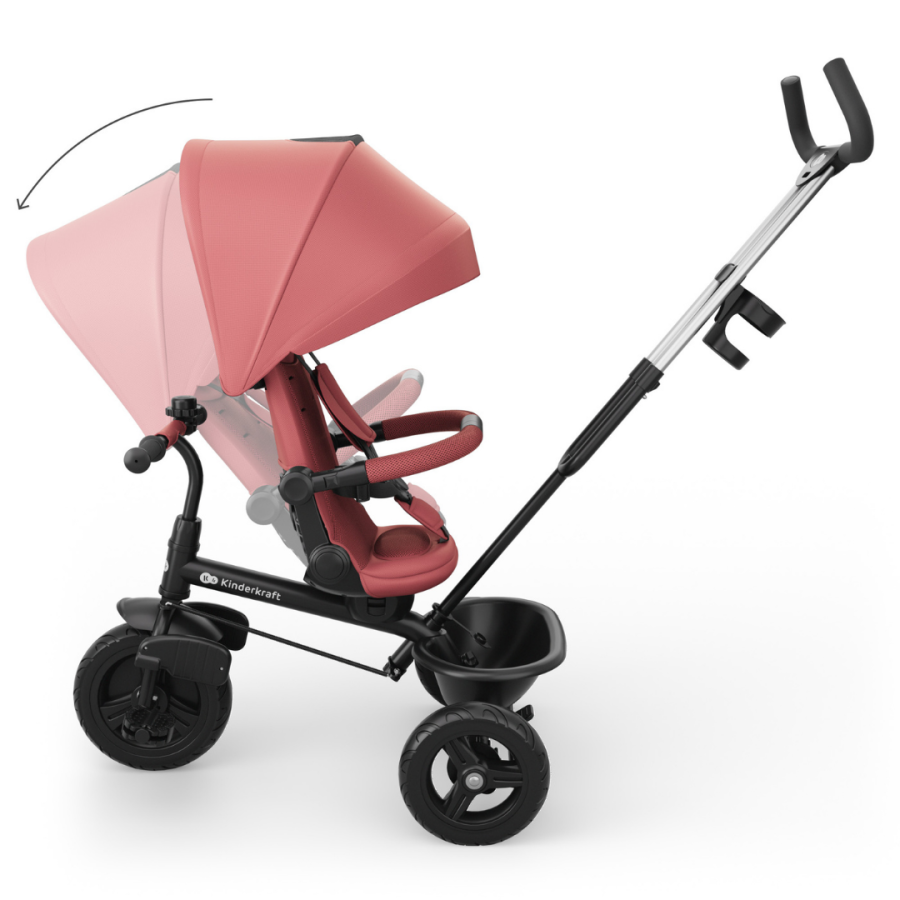 KinderKraft Aston 2 Plus триколка розова
