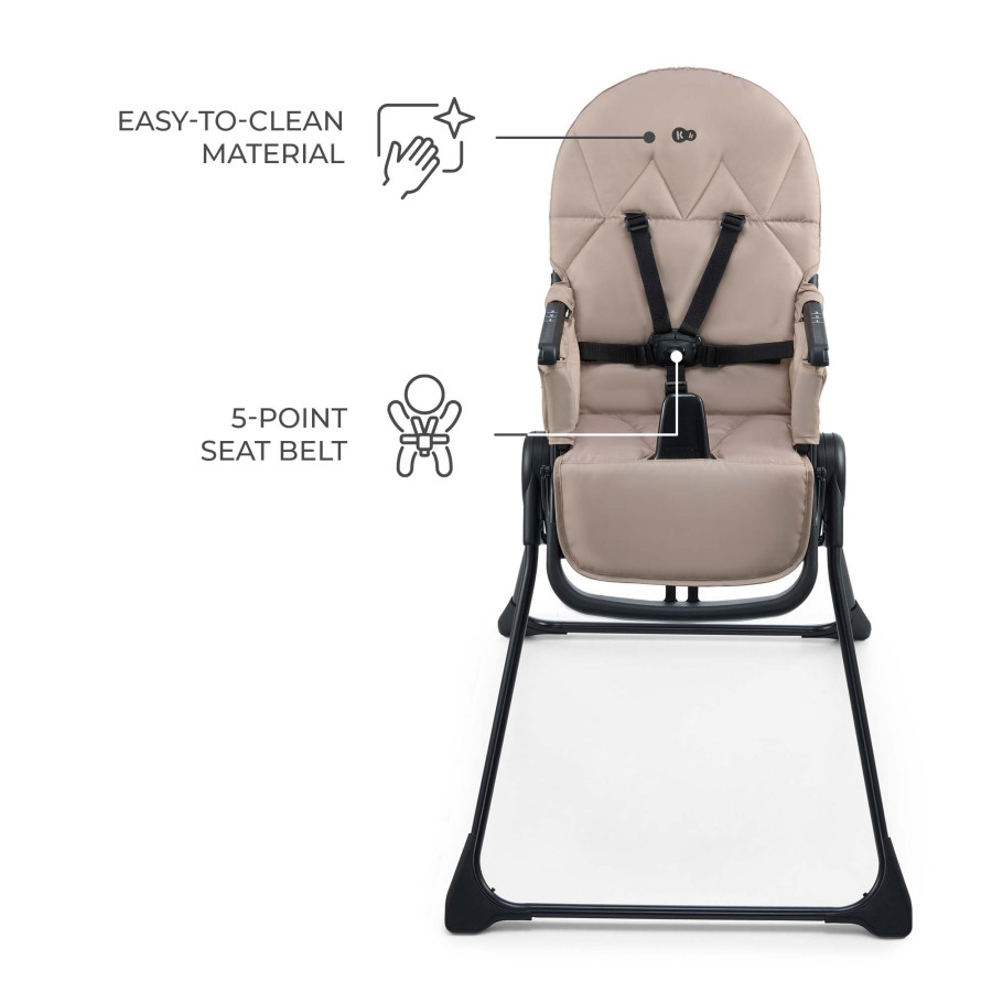 Kinderkraft Binci столче за хранене Beige