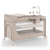 Сгъваема бебешка кошара с аксесоари Kinderkraft Leody Up Beige