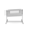 Бебешка кошара KinderKraft Nestee Grow 2 Light Grey